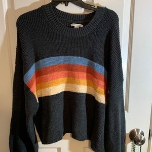 AE Rainbow Striped Pullover